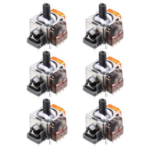 6 Pezzi per PS4 TMR Joystick Elettromagnetico per PS4 Gamepad TMR Joystick 3D Analog Thumb Stick Controller