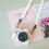 For  R50/100 Camera Bag Protective Case Lychee Pattern Pu Case R50/100 Miniature DSLR RP Base with Shoulder Strap A 5