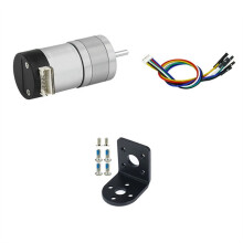 DIY  Motor with Encoder Speed Measurement Geared High Torque Gear Box 310 Motor for Self Balancing Car Robotics B