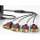 4 Port USB to RS232 DB9 Serial (9-Pin) Adapter Cable for  OS, Windows, Android, Linux 5