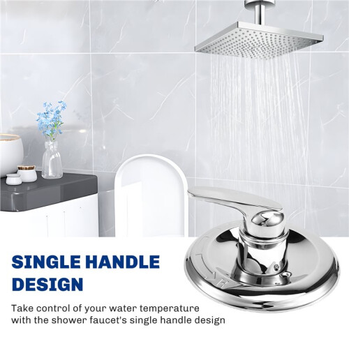 For Delta Foundations 13 Series Single-Function Valve Trim Kit,Handle Set for Shower Faucet System, Stainless BT13010 A 2