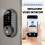 Tuya  Video Intercom Lock for Front Door with App Control Electronic Digital Deadbolt with Touchscreen Keypad 4