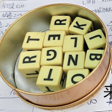 (1pcs) 2025 Dice Game Ornament And Crossword Puzzle Game The Crossword Game