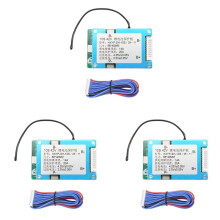 3X 10S 42V 15A för BMS Polymer Cell 18650 Lithium Battery Protection Board med Balans Inbyggd Temperaturkontroll