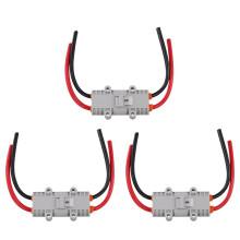 3X 50A Male Female Connector High Current Waterproof Parking Air Conditioning Power Plug 10Square Docking Connector
