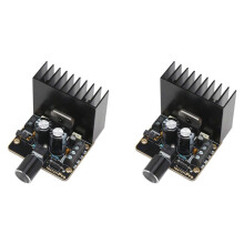 2X Płytka Wzmacniacza Mocy, 30 w + 30 w Podwójny Kanał 2.0 Zestaw Wzmacniacza Audio Klasa AB 12 V Cyfrowy Moduł Wzmacniacza Stereo TDA7377
