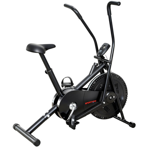Exercise Bike with Adjustable Seat, LCD Display for Home Gym