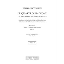 Four Seasons Concerti Op. 8 No. 2 in G minor RV315 Summer Violin 2 Par