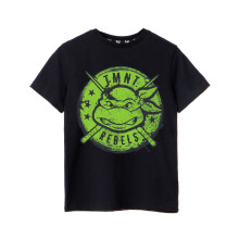 (5-6 Years) Teenage Mutant Ninja Turtles Short Sleeved T-Shirt (Boys Black)