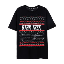 (XX-Large) Star Trek Short Sleeved T-Shirt (Mens Black)