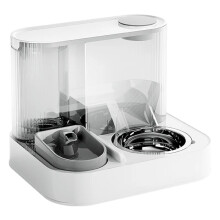 2-in-1 Automatic Pet Feeder & Water Dispenser, Dry & Wet Food Compatible