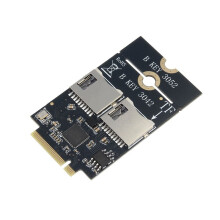 M.2 B-KEY auf Double TF Adapter Board Rate 100 - 160M/S Unterstützt KEY-B USB3.0 Hot-Swap Stabiles und Leistungsstarkes Design