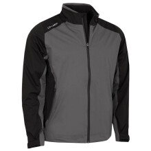 (XL, Caviar) Callaway Mens Stormlite lll Waterproof SwingTech Full Zip Golf Jacket