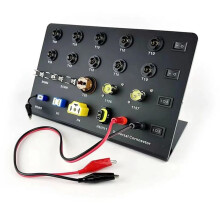 Auto-Scheinwerfer-Testplatine, HID-Xenon-LED-Lampe, T10, W5W, Festoon, C5W, T20, 7443, H1, H3, H7, H4, 9005, Tester, US-Stecker