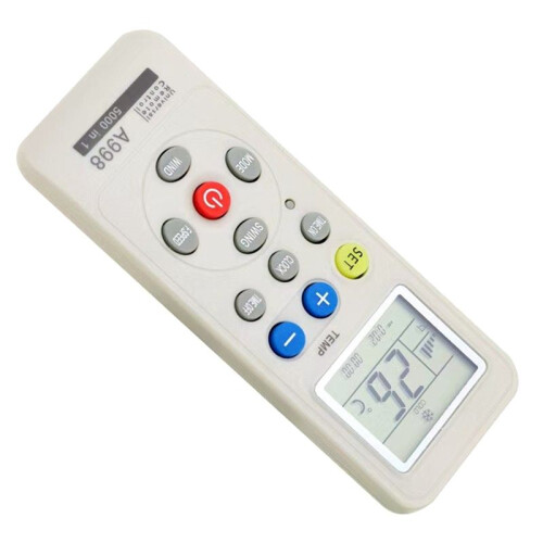 Universal Air Conditioner Remote Control AC LCD Remote Control 5000 in 1 Low Power Consumption Remote Control Controller 1