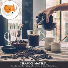 2X Ceramic Coffee Cup Cartoon Shaped Cup Animal Pattern Home Kitchen Office Juice Milk Cup