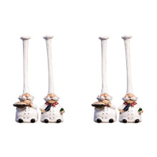2 Paire de Retro Chef A Chapeau de Village Americain Decoration en Plastique Decoration de Cafe Restaurant Cuisine Maison