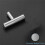 Solid Brass Art Deco Style Vertical Lines Linear Kitchen Cabinet Knobs Silver Nickel Drawer Handle Pull 4