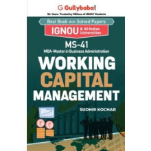 MS41 Working Capital Management by Sudhir Kochhar Paperback Book