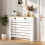 95.5H x 111Wcm Radiator Cover, with Drawer - White 4