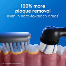 Cepillo de dientes eléctrico Duo, negro/rosa, estuche de viaje incluido