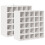 VidaXL vidaXL Wine Rack 2 pcs White 56 x 25 x 56 cm Solid Pine Wood 2