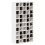 VidaXL vidaXL Wine Rack 2 pcs White 56 x 25 x 56 cm Solid Pine Wood 3