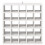 VidaXL vidaXL Wine Rack 2 pcs White 56 x 25 x 56 cm Solid Pine Wood 6