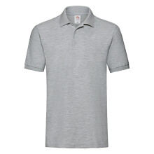 (3XL, Athletic Heather) Fruit Of The Loom Premium Mens Short Sleeve Polo Shirt