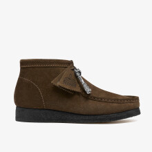 (Standard, 8.5 (Adults')) Wallabee Boot Dark Olive Sde