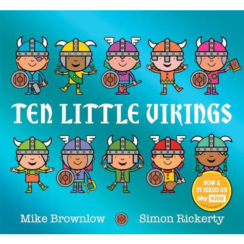 Ten Little Vikings by Mike Brownlow Paperback Book