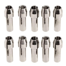 Drill Chuck 1/8inch (3.2mm) Diameter Drill Bit Chuck for Rotary Tools Power Tool Accessories 10 Pack