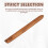 11 Polegadas de Madeira Sourdough Bread Mixing Stick Spurtle Madeira Sourdough Bread Making Tools Paddle Stirring Stick 7