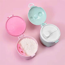Multifunktionaler Milchpulverspender für Babys, Tragbarer Vorratsbehälter mit Versiegelten Gittern für Reis, Mehl und Snacks B
