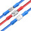 280pcs Insulated Wire Electrical Connectors with Tool Assorted Male/Female Wire Cable Crimp Terminals U-Type Fork Spade 4