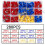 280pcs Insulated Wire Electrical Connectors with Tool Assorted Male/Female Wire Cable Crimp Terminals U-Type Fork Spade 6