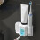 Toothbrush Holder Wall-Mounted with Double Slots, Toothpaste Dispenser and Squeezer Set,Bathroom Organizer Accessories A 3