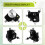 Adjustable Rotation Laser Level Metal Tripod Bracket 360 Rotation Base for 1/4inch Interface 7