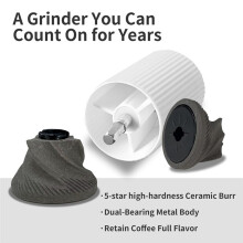 Manual Coffee Grinder Portable with 20 Grind Settings,Hand Crank Coffee Grinder Manual for Espresso,for Office Travel