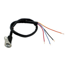 Motorcycle Handlebar Mount Push Button 12V Work Light LED +OFF Metal Button Dual Flash