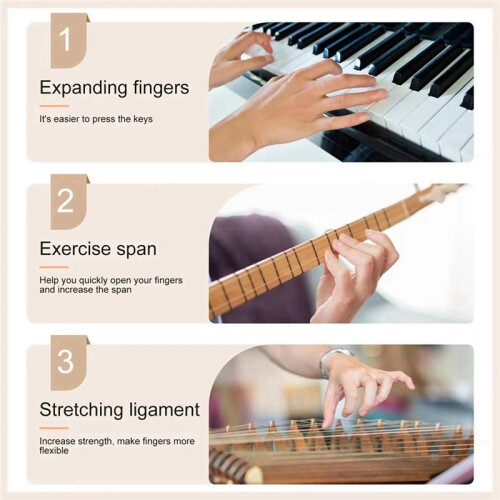 Musical Instruments Finger Retractors Guitar Training Span Trainers Retractable Trainers Tools Beginner Accessories M 1