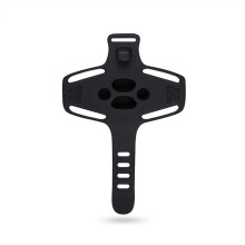4-6.7 Inch Bicycle Motorcycle Mobile Phone Holder Bracket Silicone Support Silicone Pull Type for All Phone Stand Black