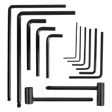 13pcs L Shaped Hex Hexagon Key Hex Guitar Neck Truss Rod Adjustment Wrench Screwdriver Tool Kit for Beginners
