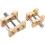 2Pcs Brass Watch Movement Holder Fixed Base Multi Function for Watchmaker Watch Clamp Watches Repair Tools Copper Mase 6