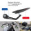 Universal Motorcycle 22mm Handlebar Rearview Mirror Oval Reflector Mirror Modification Accessories B 7