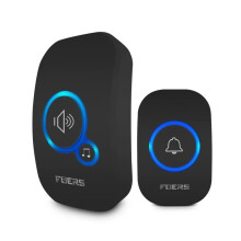 Wireless Doorbell Waterproof Range Door Bells Kit Cordless Plug-in Home Office