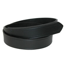 Boston Leather Men's Leather No Scratch Work Belt with Hook & Loop Closure