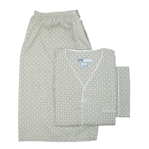 Ten West Apparel Men's Short Sleeve Short Leg Pyjama Set