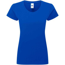 (S, Bright Royal) Russell Womens/Ladies Authentic Ringspun Cotton Classic T-Shirt