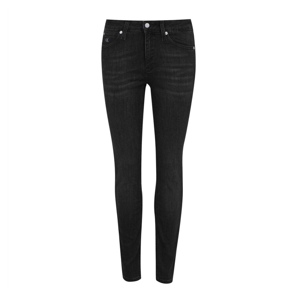 Calvin Klein (25S, Washed Blue) Womens/Ladies 011 Mid Rise Skinny Jeans